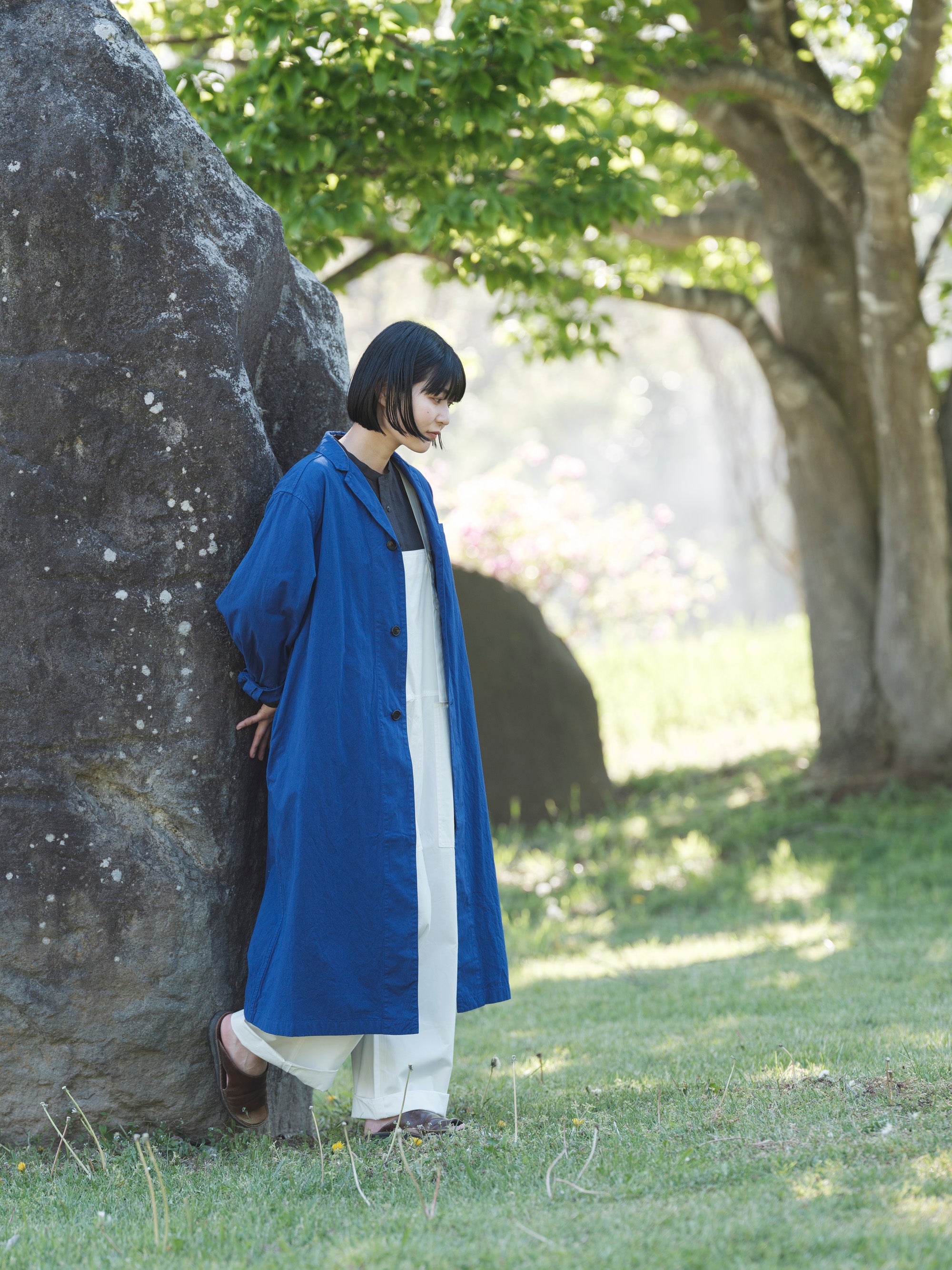 Tracy Selvedge Cotton Shop Coat｜Charpentier de Vaisseau
