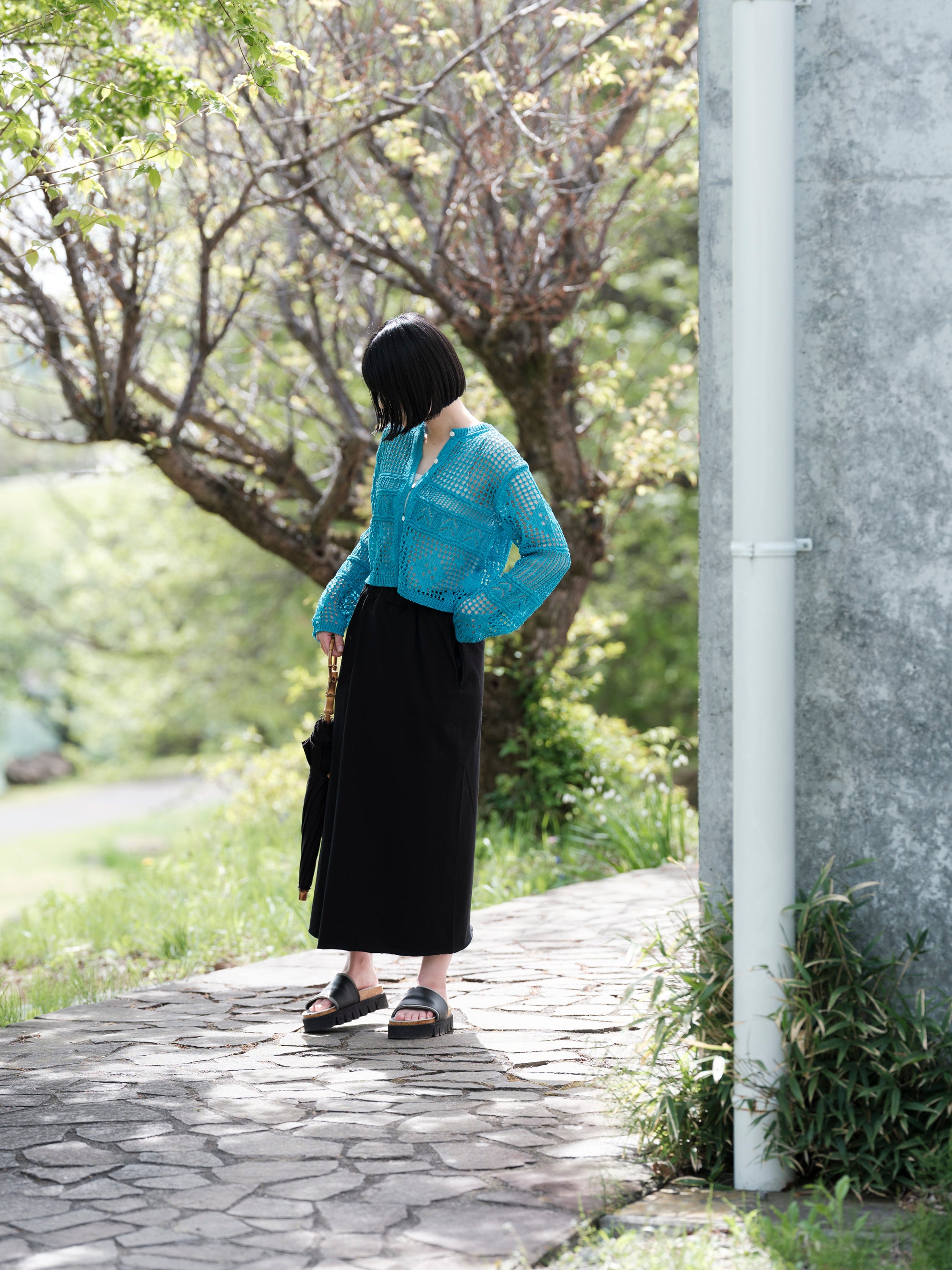 ASEEDONCLOUD/family traditions knit tops