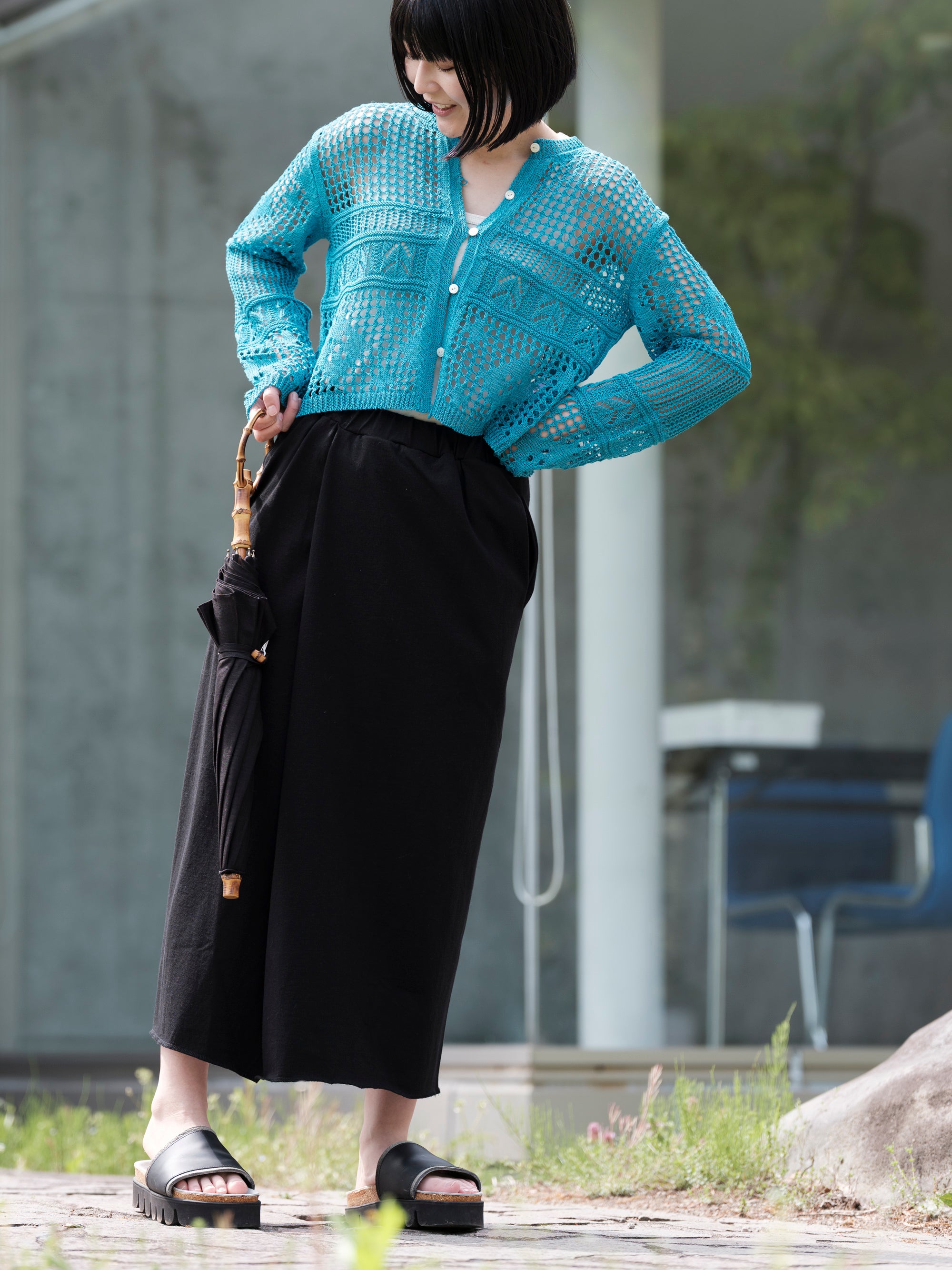 ASEEDONCLOUD/family traditions knit tops