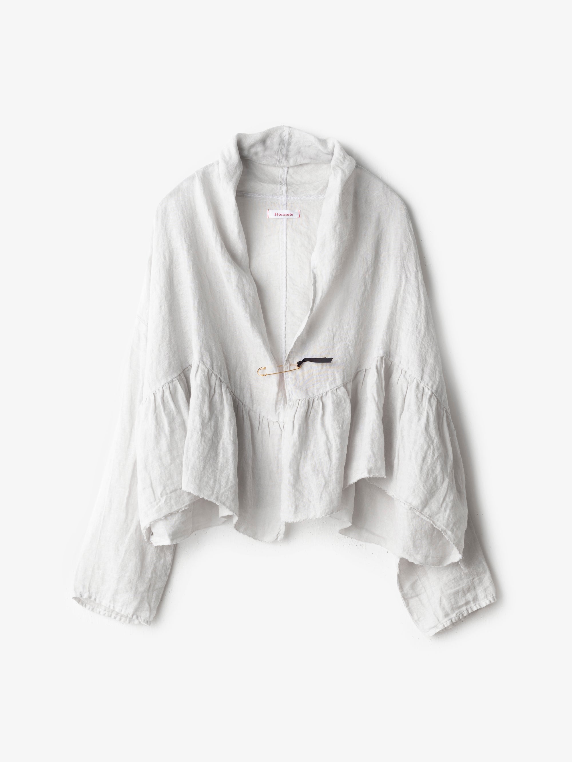 最終お値下げ　　Liry Linen スリットカーディガン nelliy. カーディガン 裾スリットニットカーディガン 無地/配色