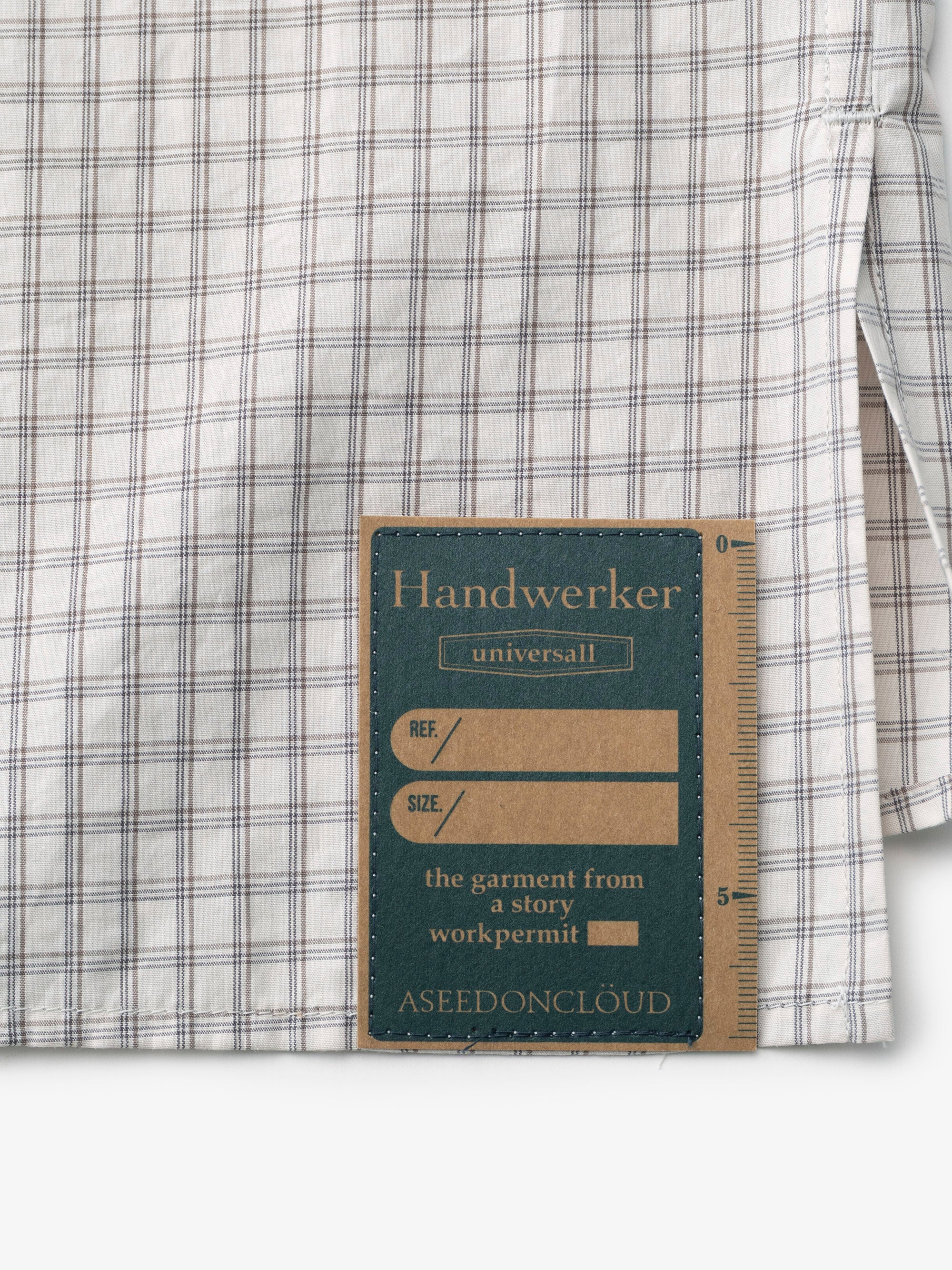 HW short sleeve shirt Organic Washer｜ASEEDONCLOUD