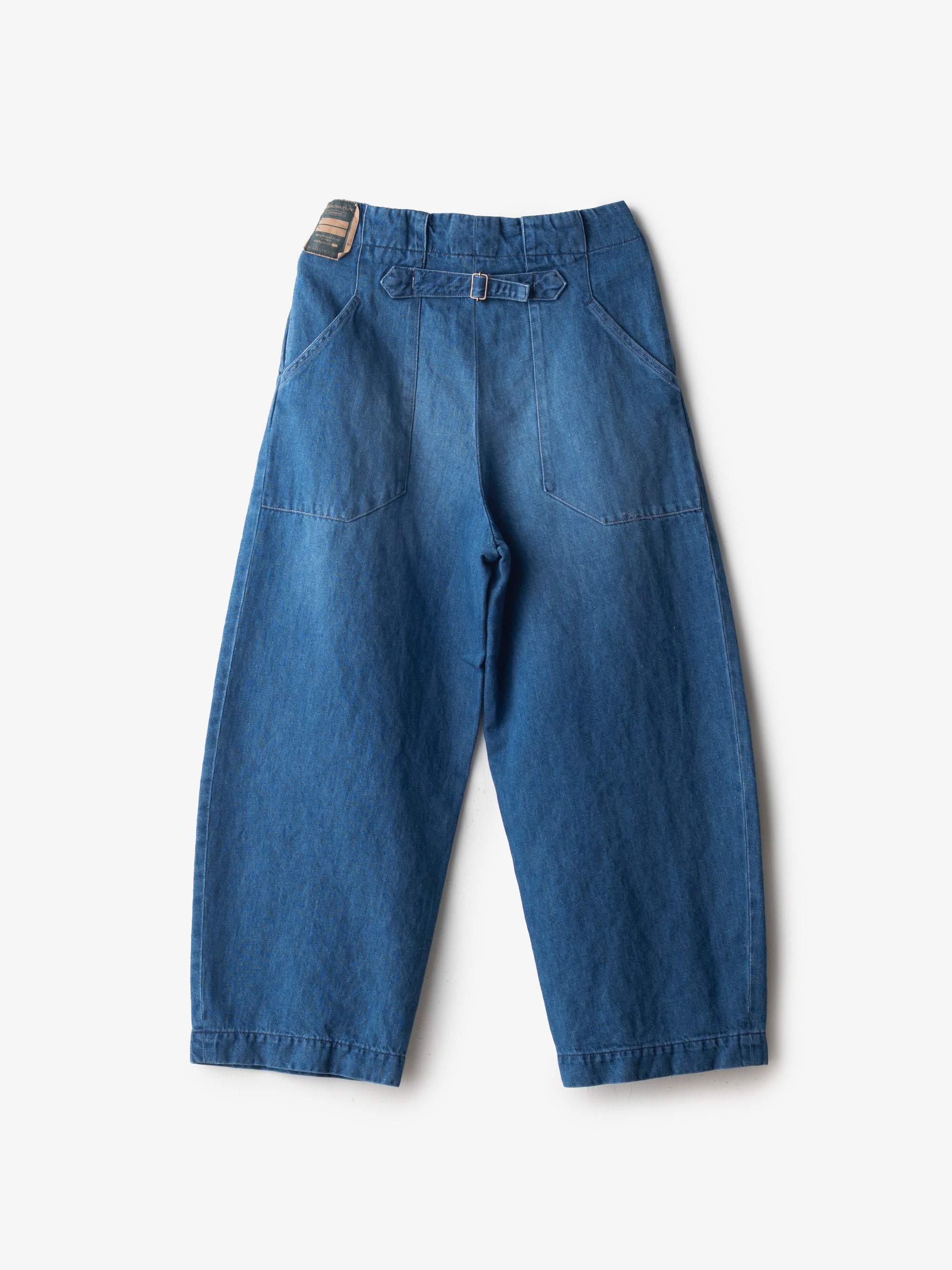 ASEEDONCLOUD/HW/wide trousers/Denim washed