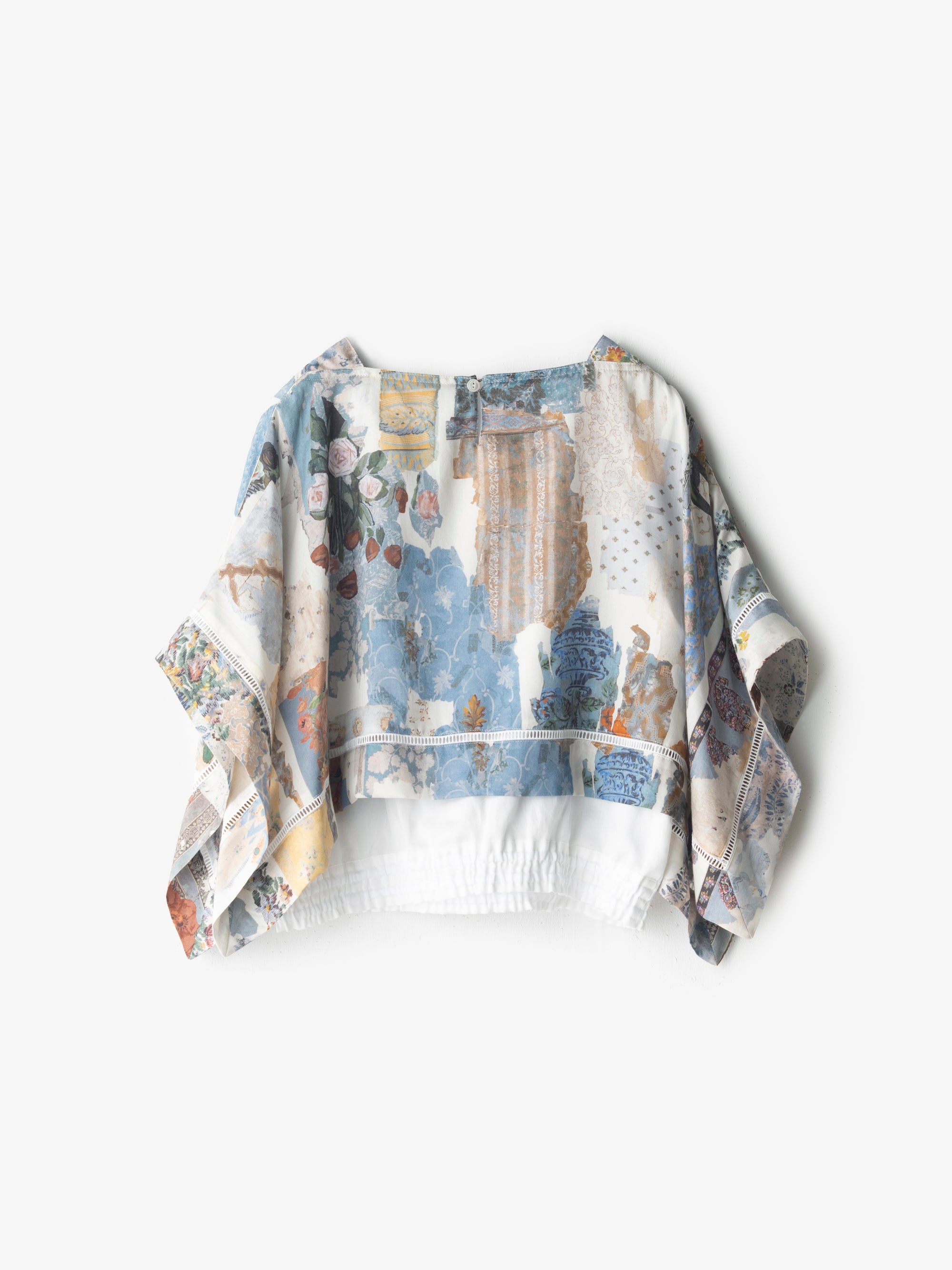ASEEDONCLOUD/Furoshiki Blouse/Travel memories print