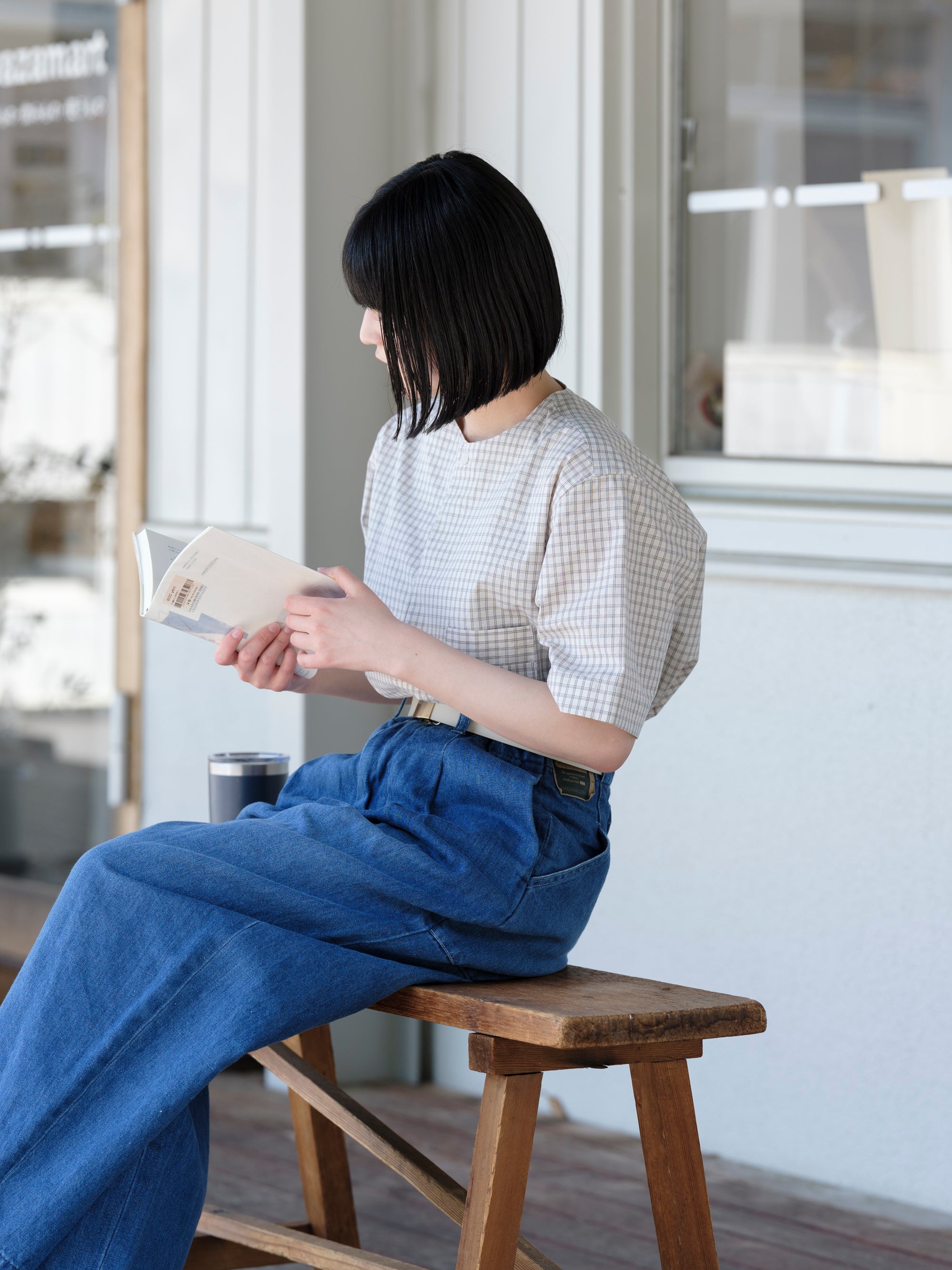 HW short sleeve shirt Organic Washer｜ASEEDONCLOUD