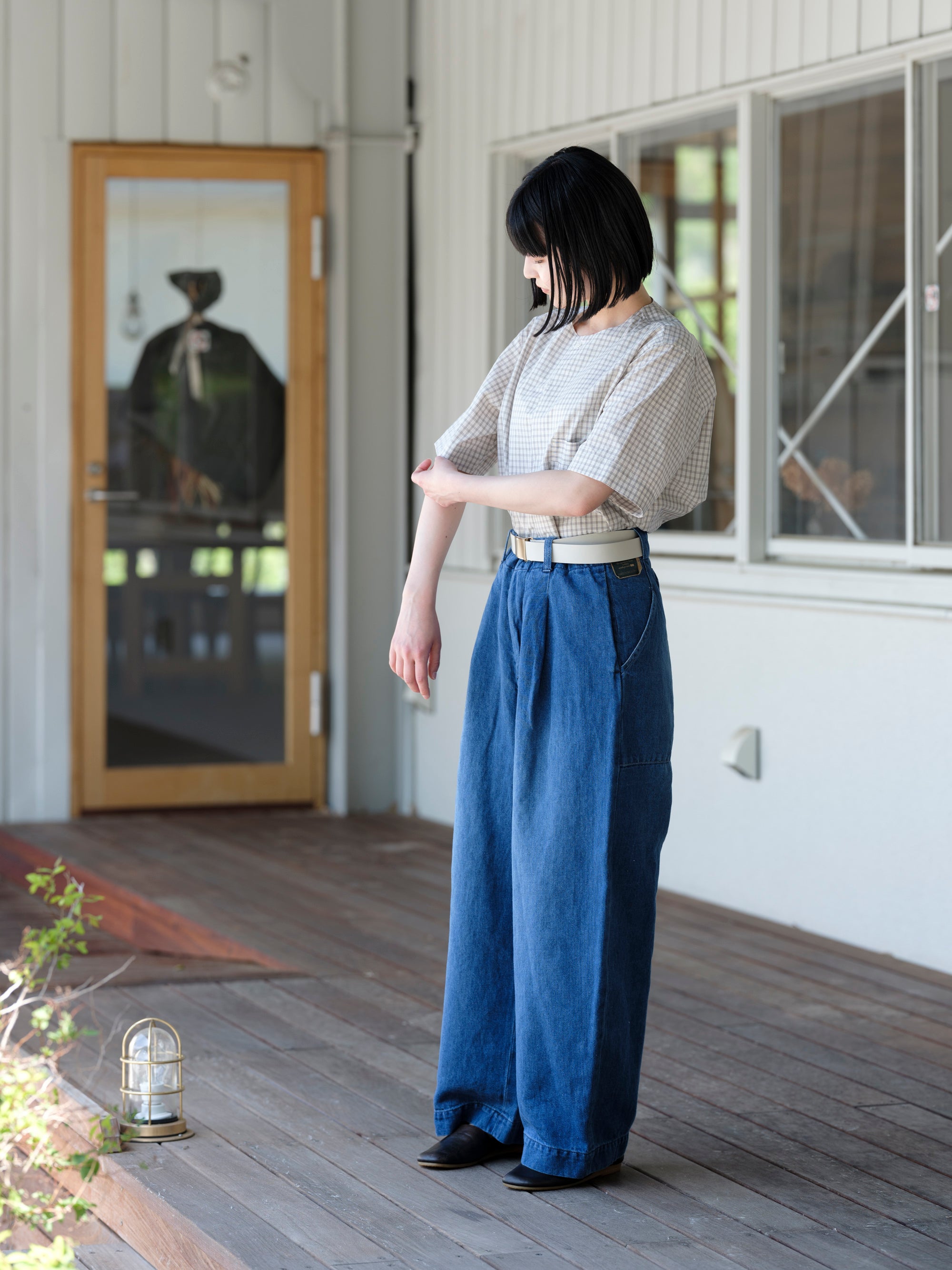 HW short sleeve shirt Organic Washer｜ASEEDONCLOUD