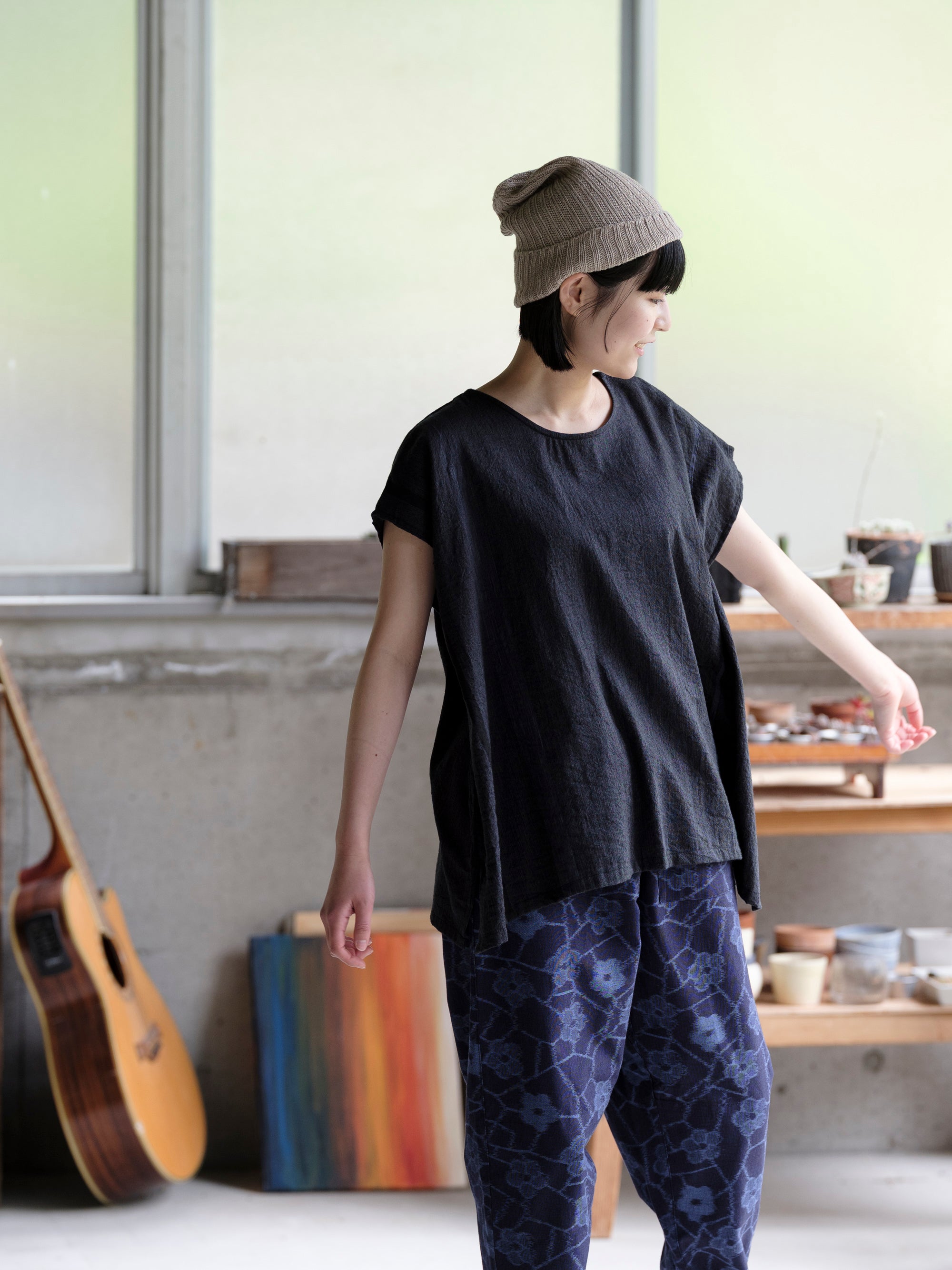 fuwa-T short cotton｜tamaki niime 玉木新雌