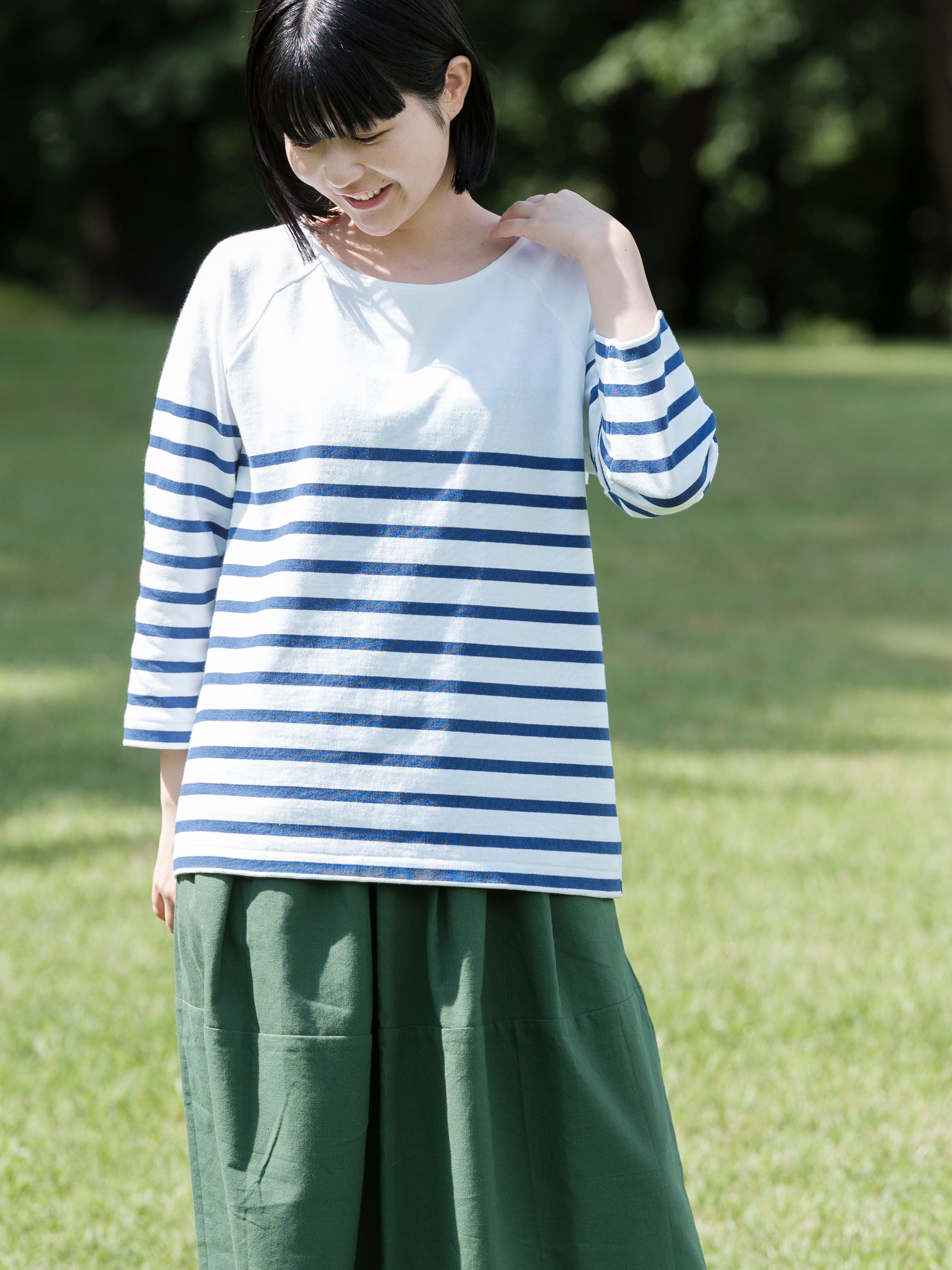 パン屋のTシャツ ボーダー｜わざわざオリジナル