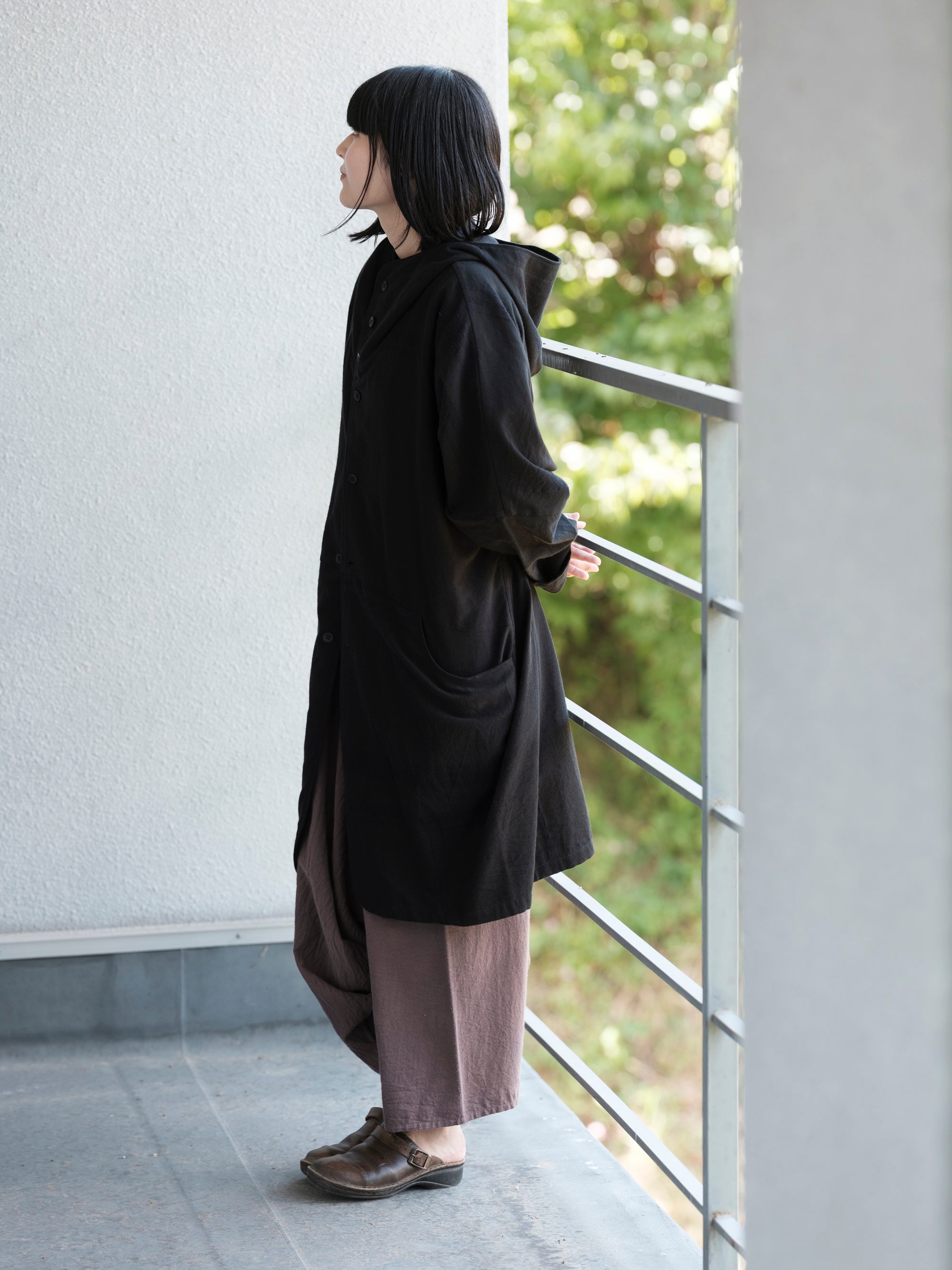 タマキニイメ　hood hao ブラック tamaki niime hood hao ブラック hood hao｜tamaki niime 玉木新雌