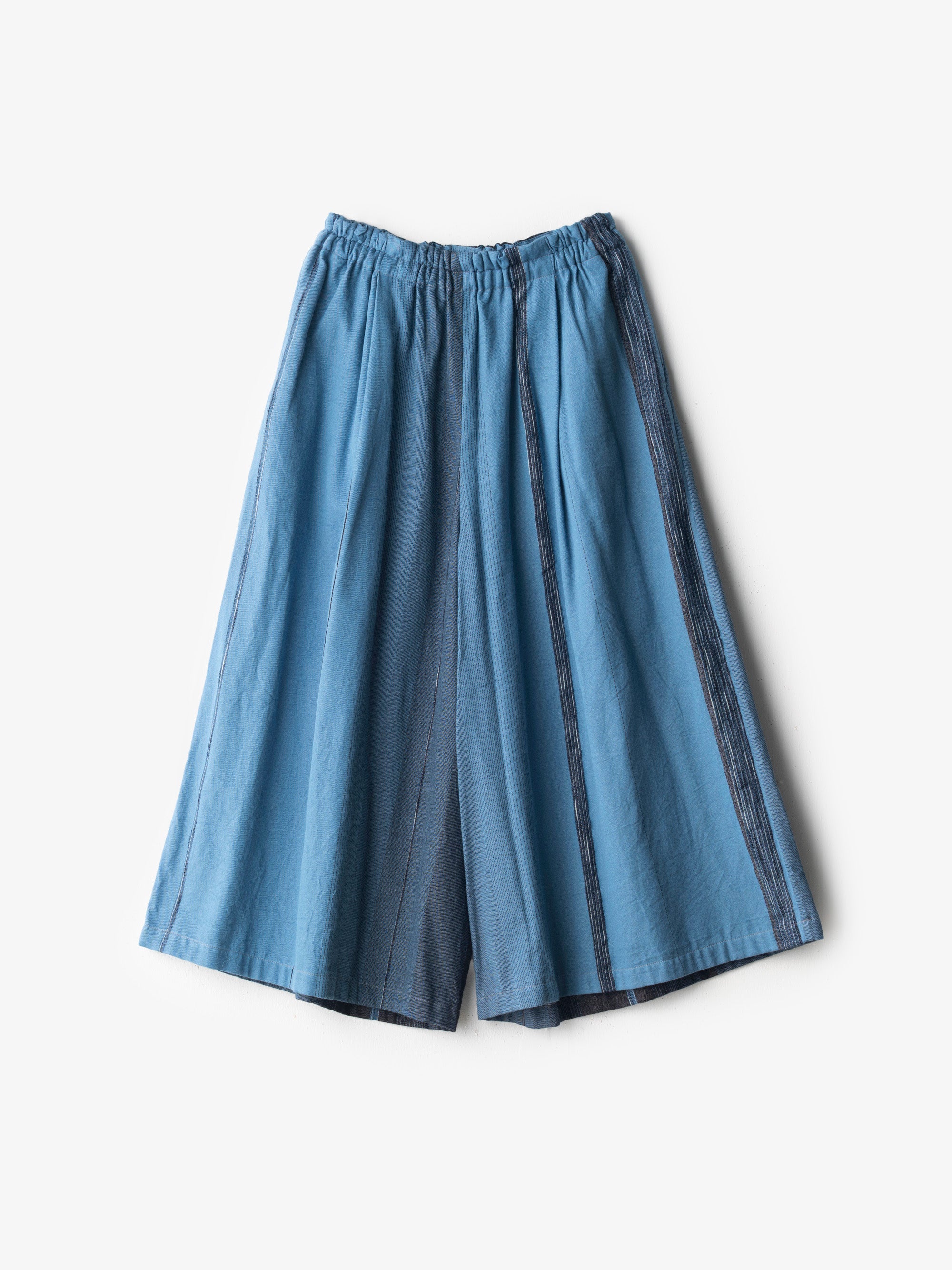 tamaki niime/wide pants long pocket/cotton