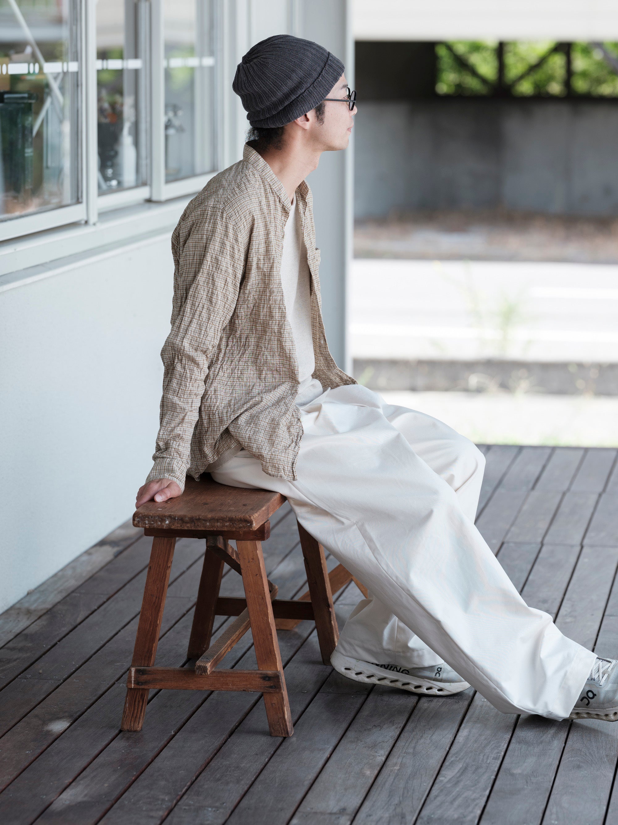 ASEEDONCLOUD/HW wide trousers/備前壱号