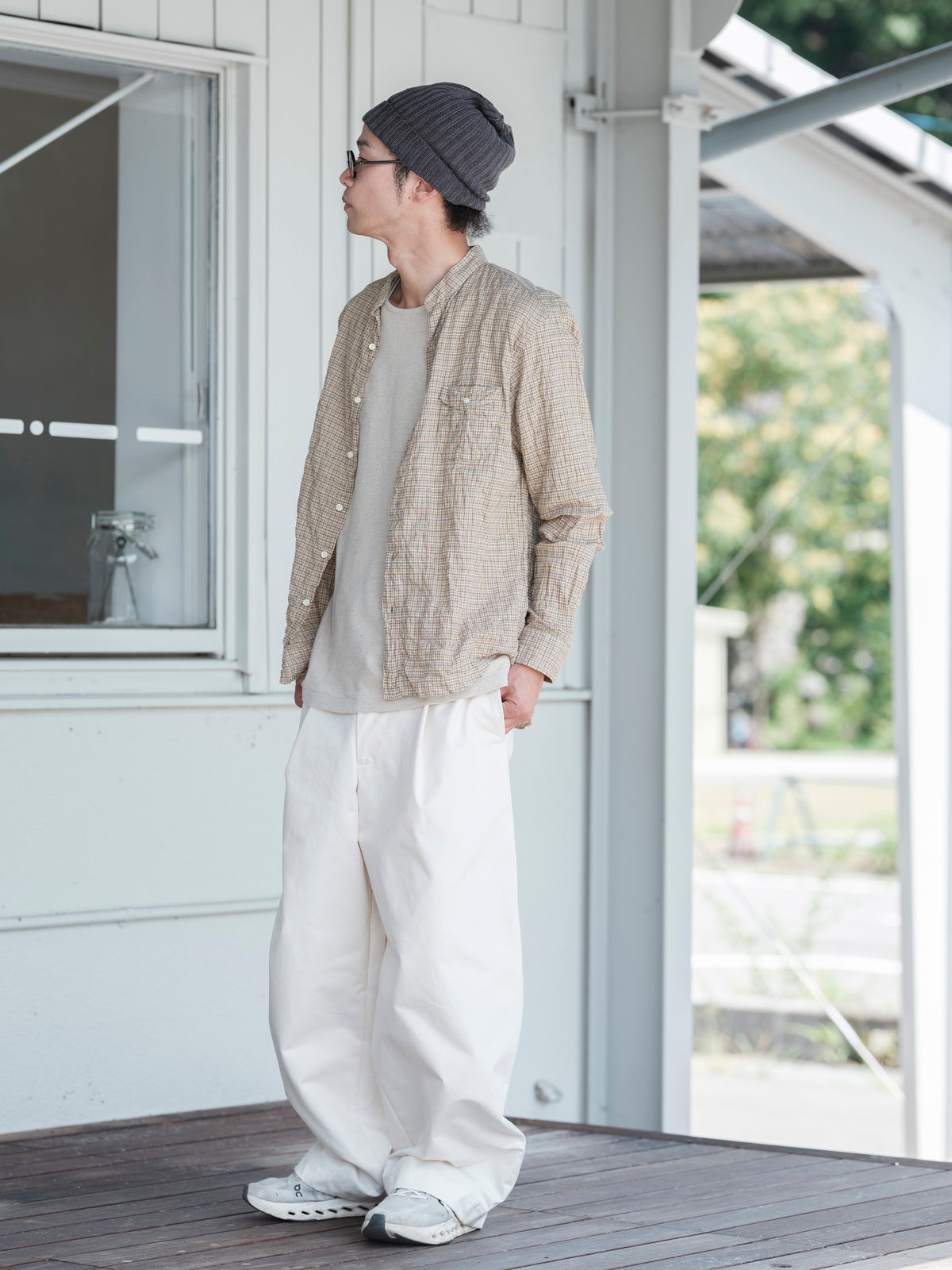 ASEEDONCLOUD/HW wide trousers/備前壱号