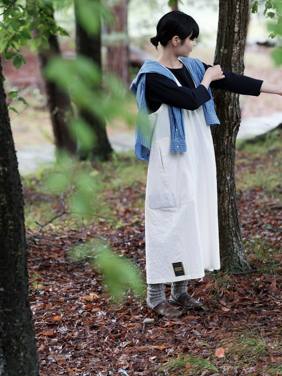ASEEDONCLOUD/HW/pull-on dress/コットンリネン