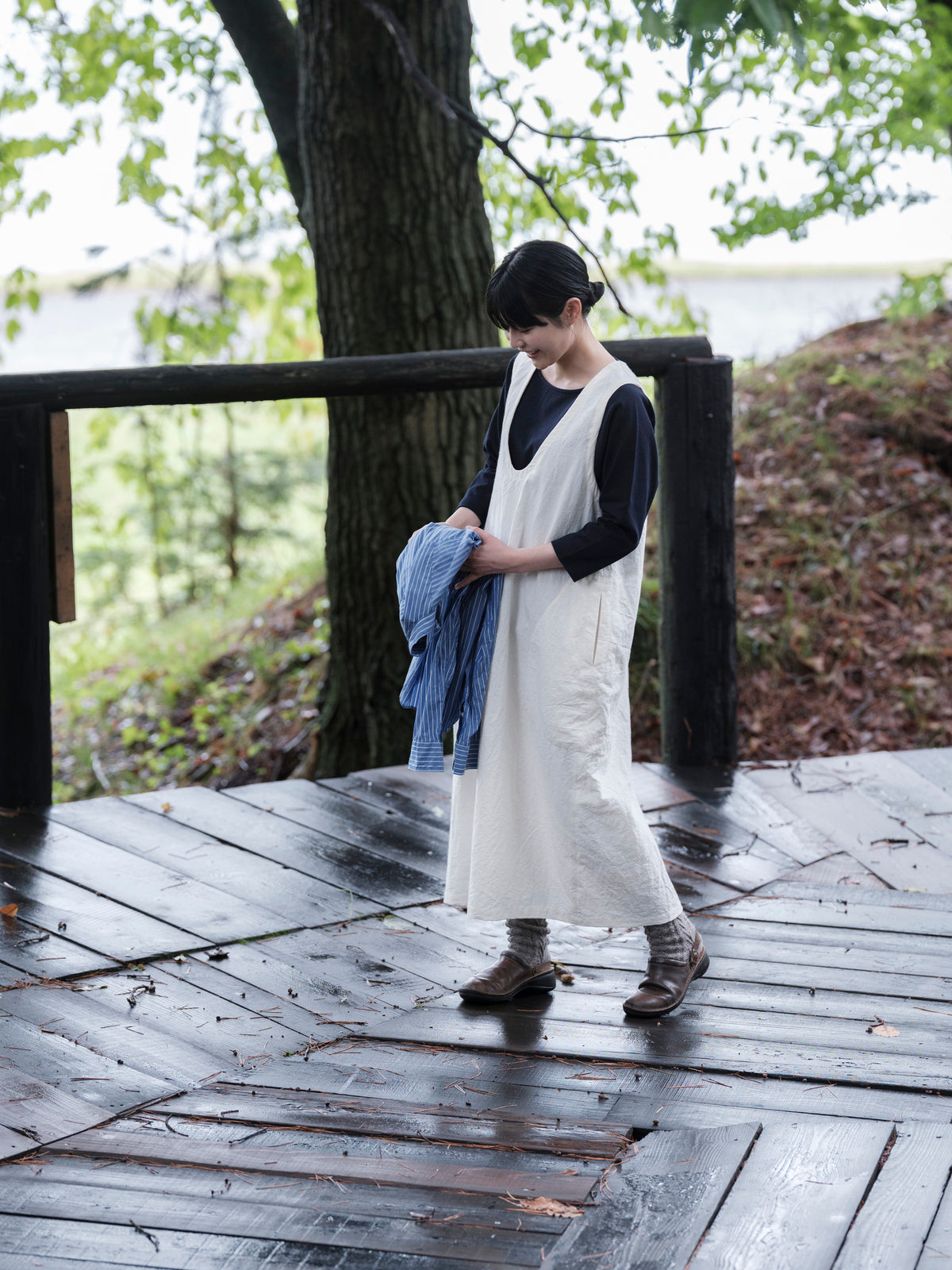 ASEEDONCLOUD/HW/pull-on dress/コットンリネン