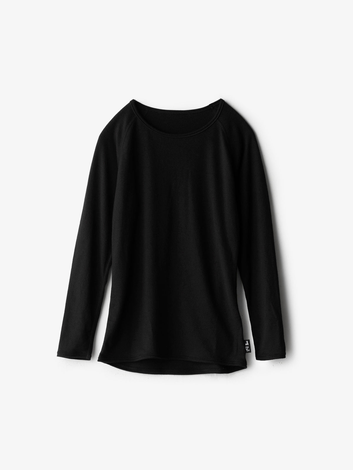 わざわざ/チクチクしないメリノウールインナー/長袖Tシャツ/レディース