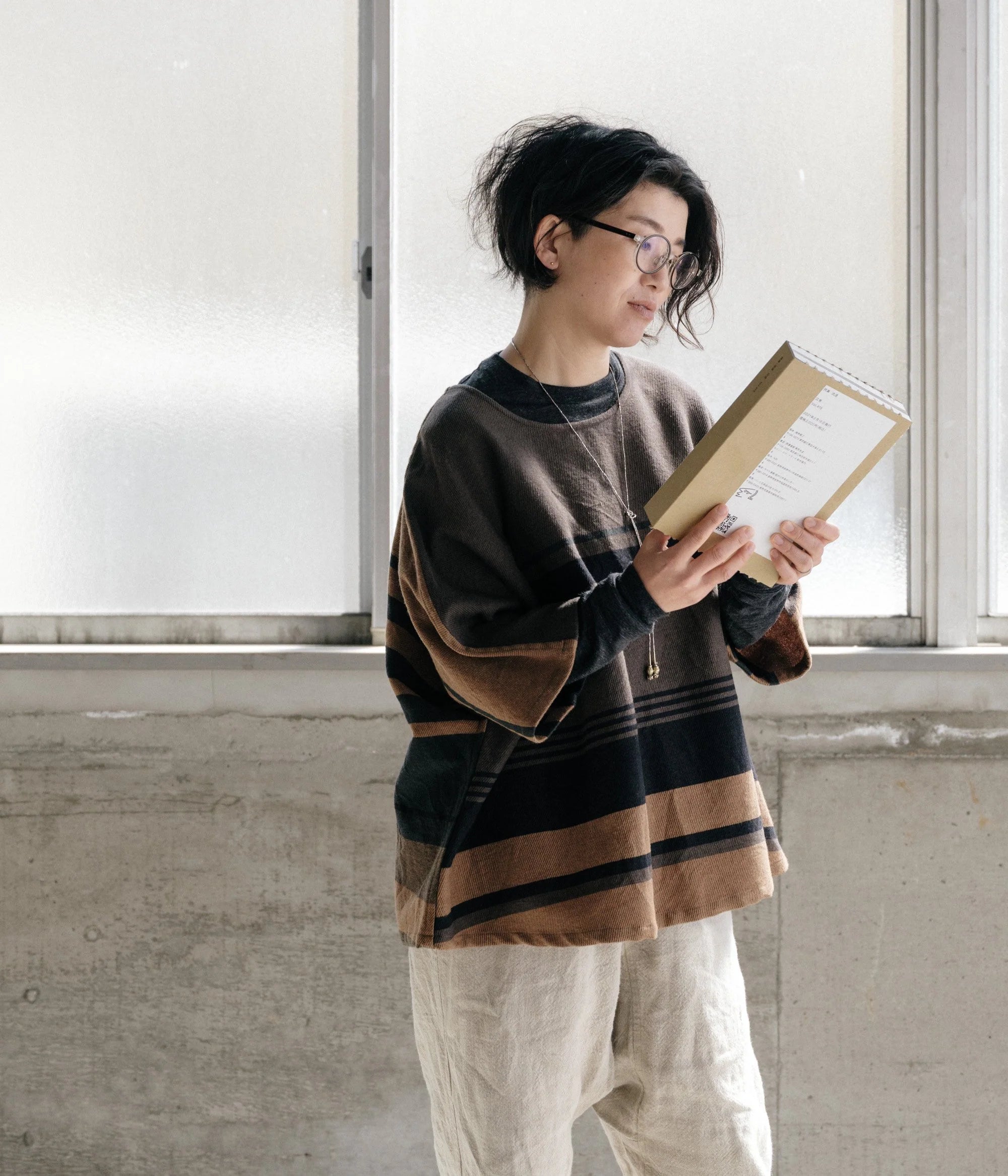 fuwa-T half sleeves cotton|tamaki niime 玉木新雌 fuwa-T half sleeves cotton|tamaki niime 玉木新雌